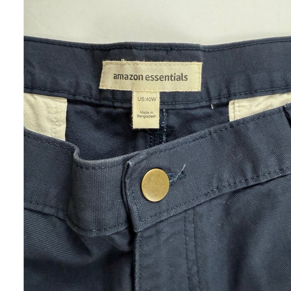 Amazon Essentials Cargo Shorts - Size 40W - Navy Blue - Picture 2 of 8